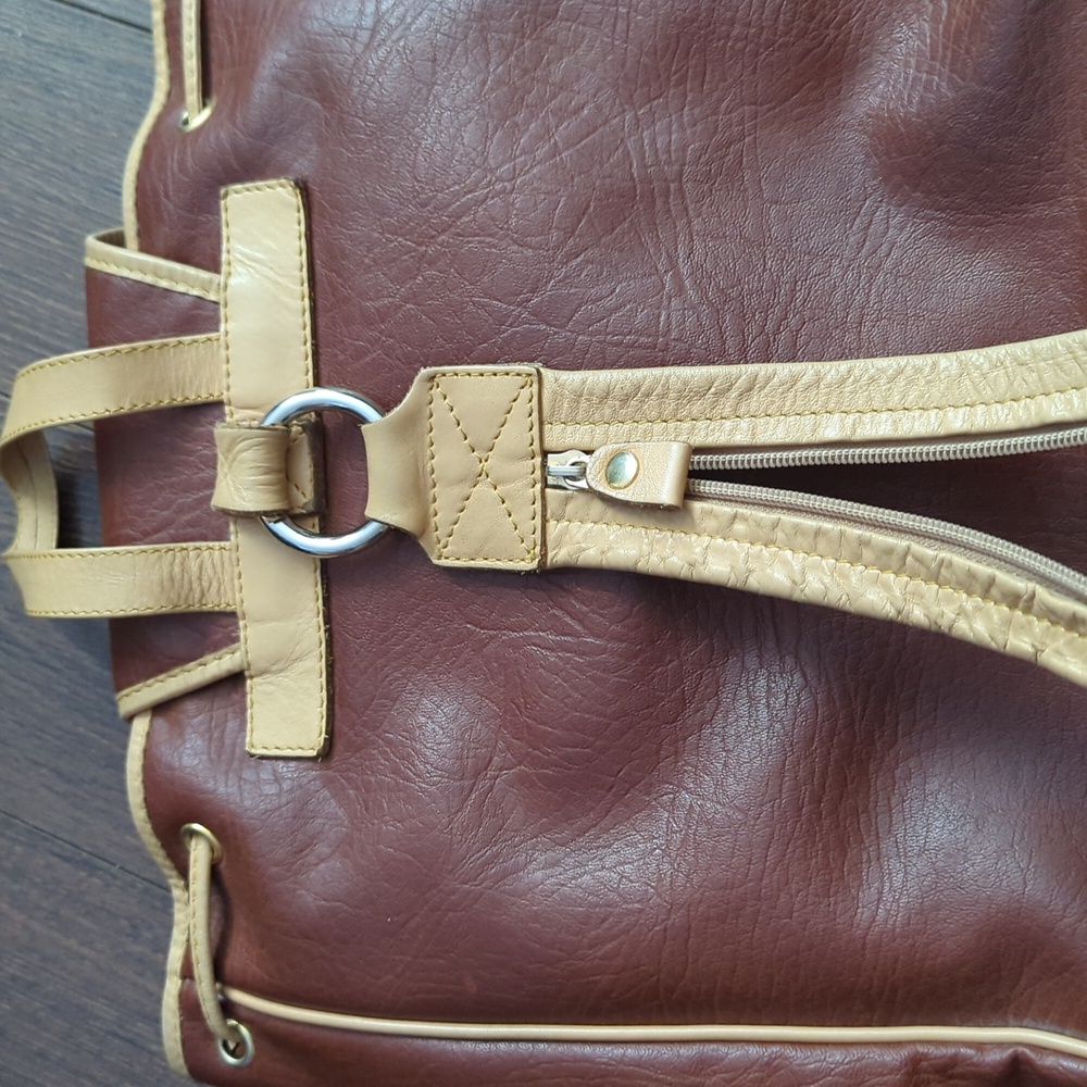 Vintage ACE JAPAN Leather Backpack - Picture 11 of 15